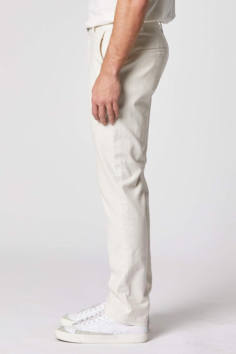 imageHUDSON Mens Classic Slim Straight ChinoNatural