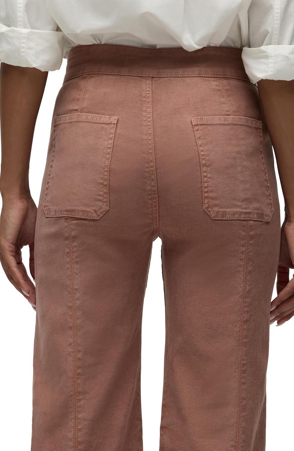 imageHUDSON Womens Tie Waist Wide Leg TrouserBaltic Amber