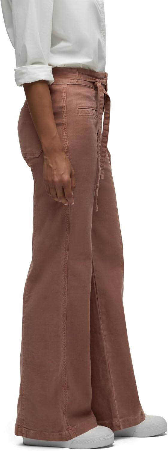 imageHUDSON Womens Tie Waist Wide Leg TrouserBaltic Amber