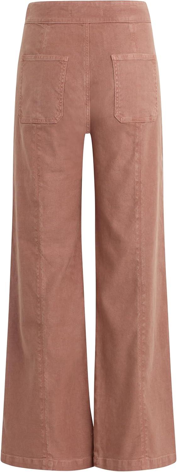 imageHUDSON Womens Tie Waist Wide Leg TrouserBaltic Amber