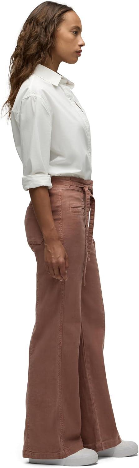 imageHUDSON Womens Tie Waist Wide Leg TrouserBaltic Amber