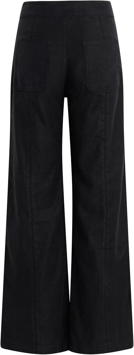 imageHUDSON Womens Tie Waist Wide Leg TrouserBlack Beauty