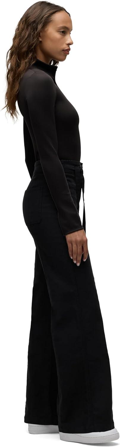 imageHUDSON Womens Tie Waist Wide Leg TrouserBlack Beauty