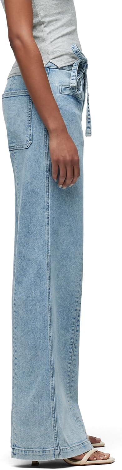 imageHUDSON Womens Tie Waist Wide Leg TrouserDaylight