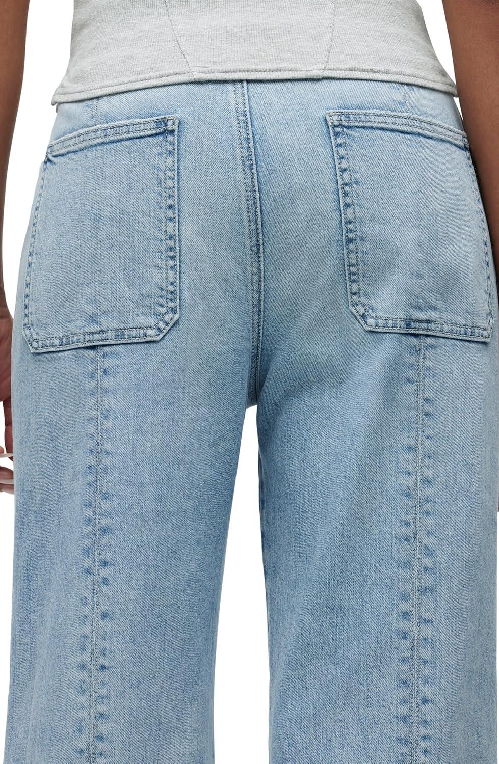 imageHUDSON Womens Tie Waist Wide Leg TrouserDaylight