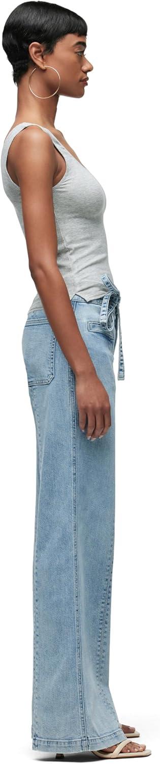 imageHUDSON Womens Tie Waist Wide Leg TrouserDaylight