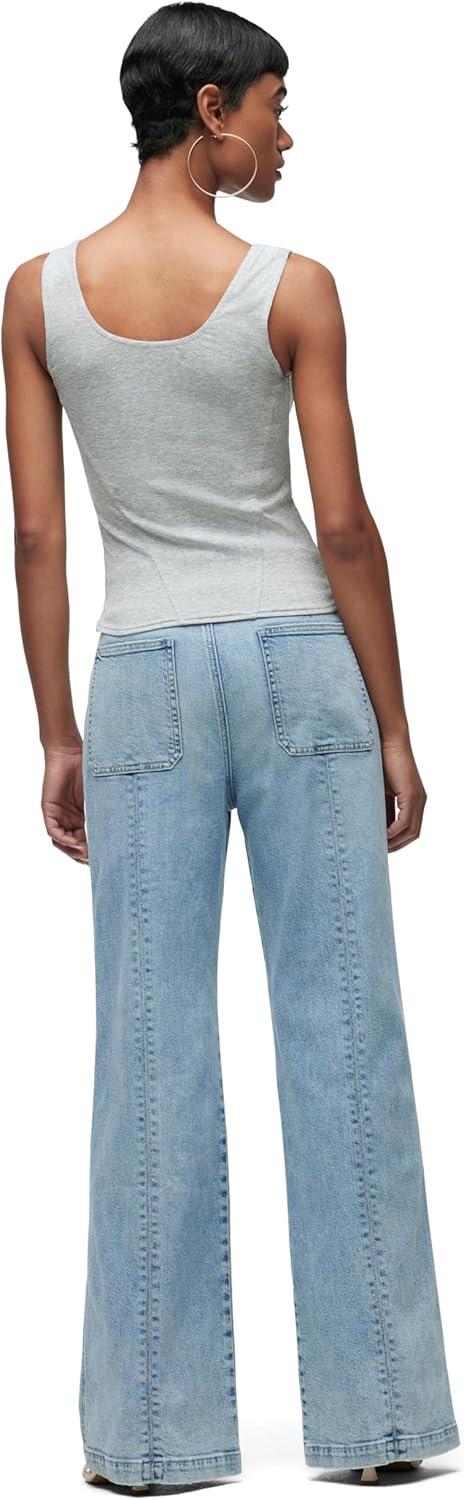 imageHUDSON Womens Tie Waist Wide Leg TrouserDaylight