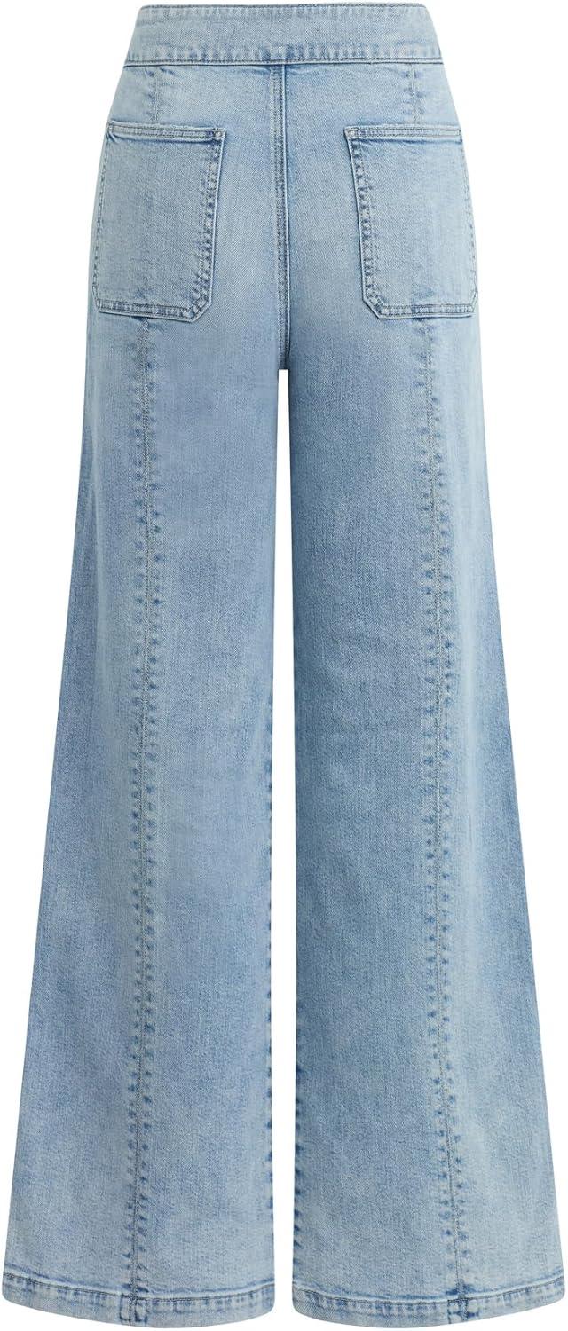 imageHUDSON Womens Tie Waist Wide Leg TrouserDaylight