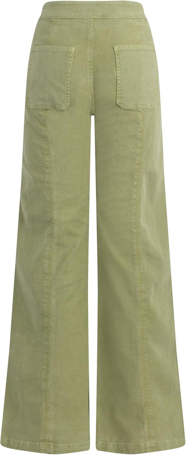 imageHUDSON Womens Tie Waist Wide Leg TrouserSage