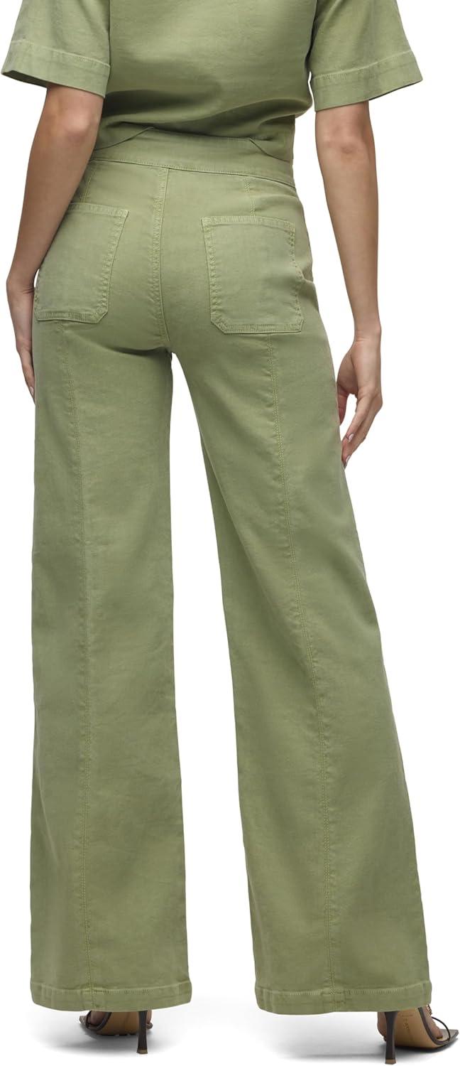 imageHUDSON Womens Tie Waist Wide Leg TrouserSage