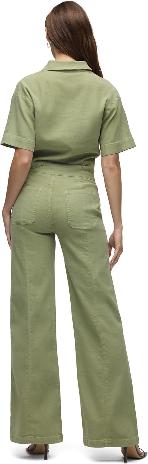 imageHUDSON Womens Tie Waist Wide Leg TrouserSage