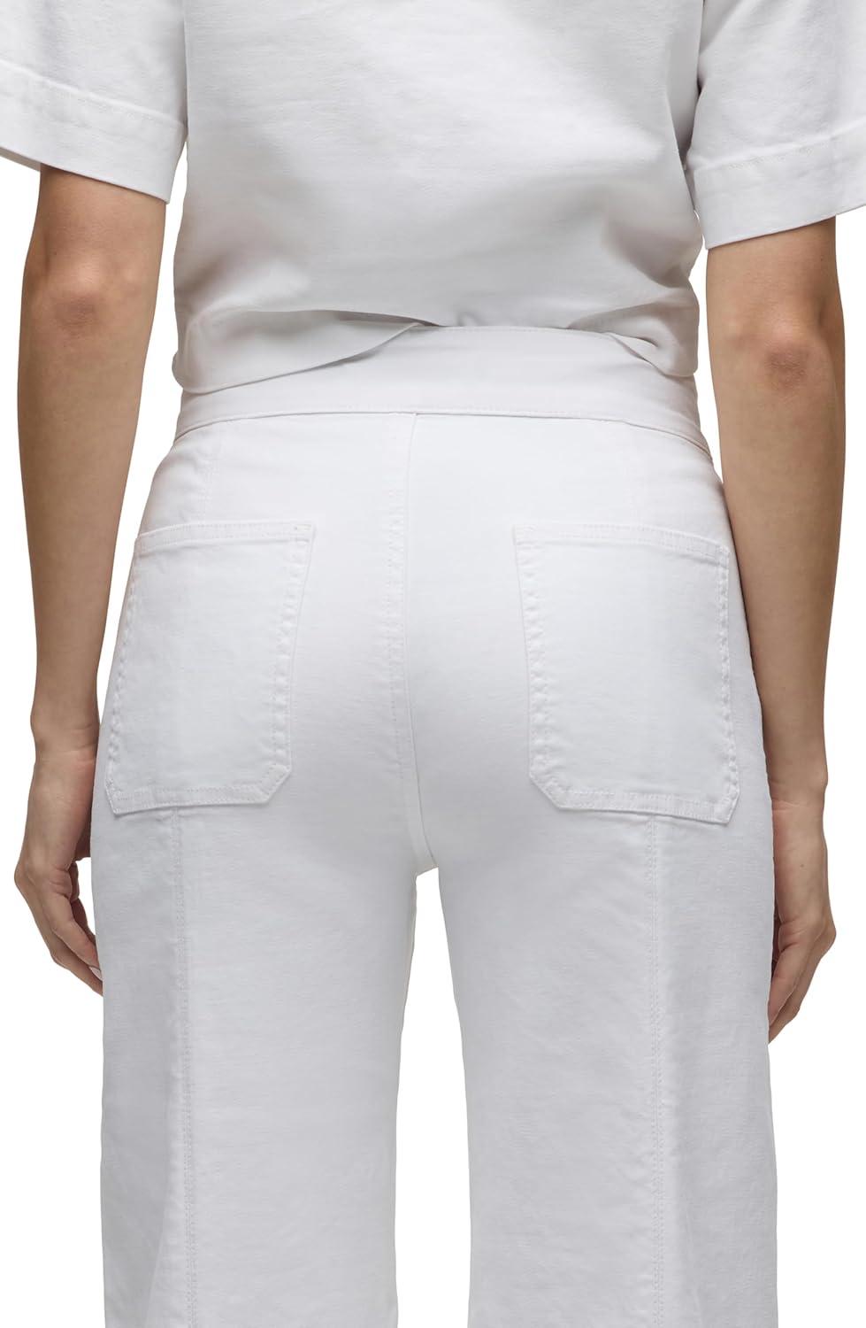 imageHUDSON Womens Tie Waist Wide Leg TrouserWhite