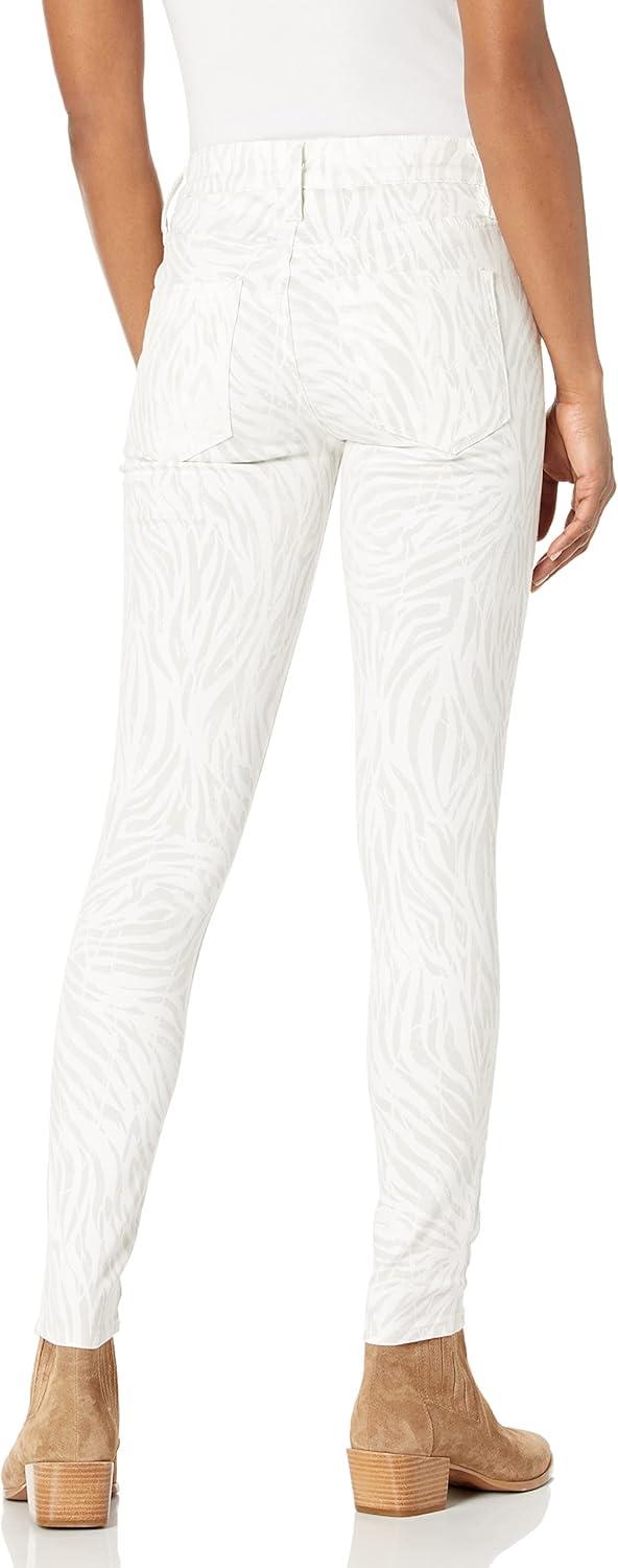 imageHudson Jeans Womens Krista Ankle Skinny Jean with Raw HemDistorted Zebra