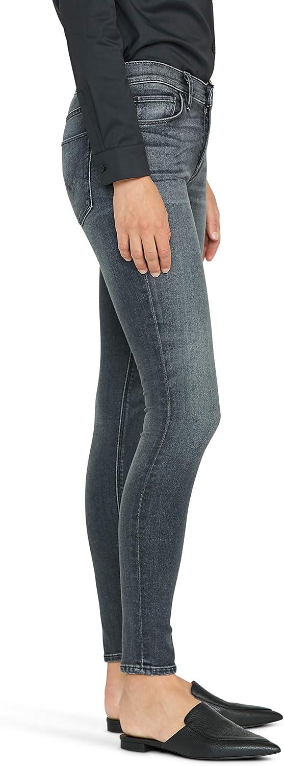 imageHudson Jeans Womens Krista Ankle Skinny Jean with Raw HemJet Fuel