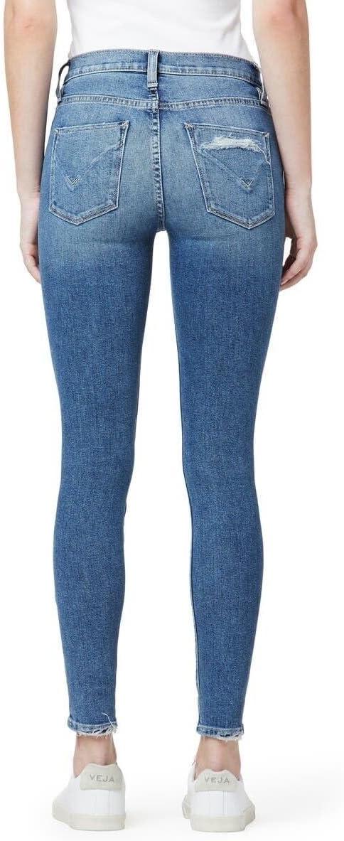 imageHudson Jeans Womens Krista Ankle Skinny Jean with Raw HemStill Believe