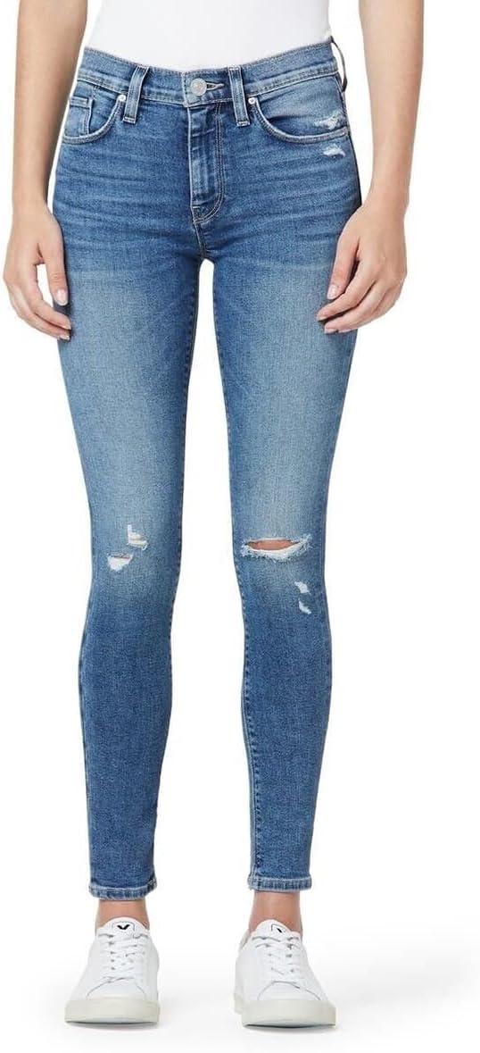 imageHudson Jeans Womens Krista Ankle Skinny Jean with Raw HemStill Believe