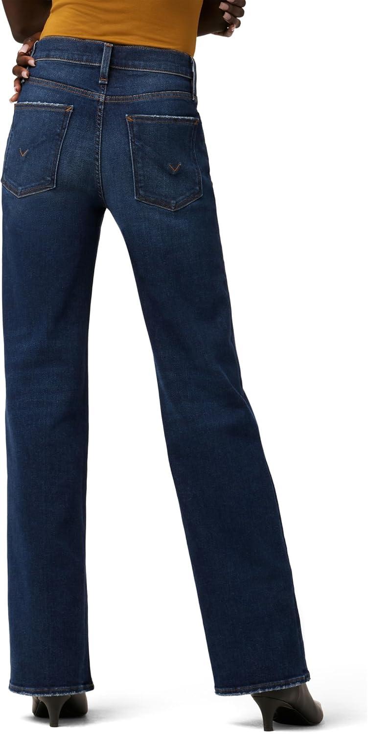 imageHudson Womens Rosie High Rise Wide Leg JeanPoseidon
