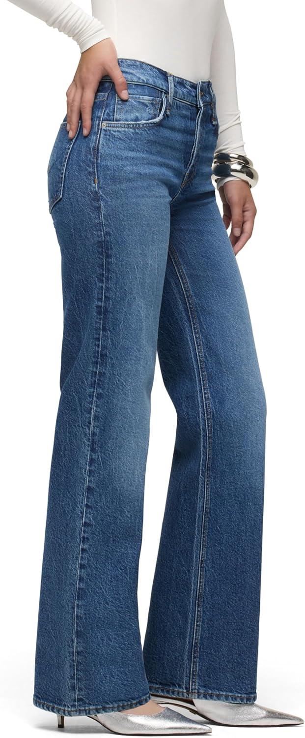 imageHudson Womens Rosie High Rise Wide Leg JeanVoila