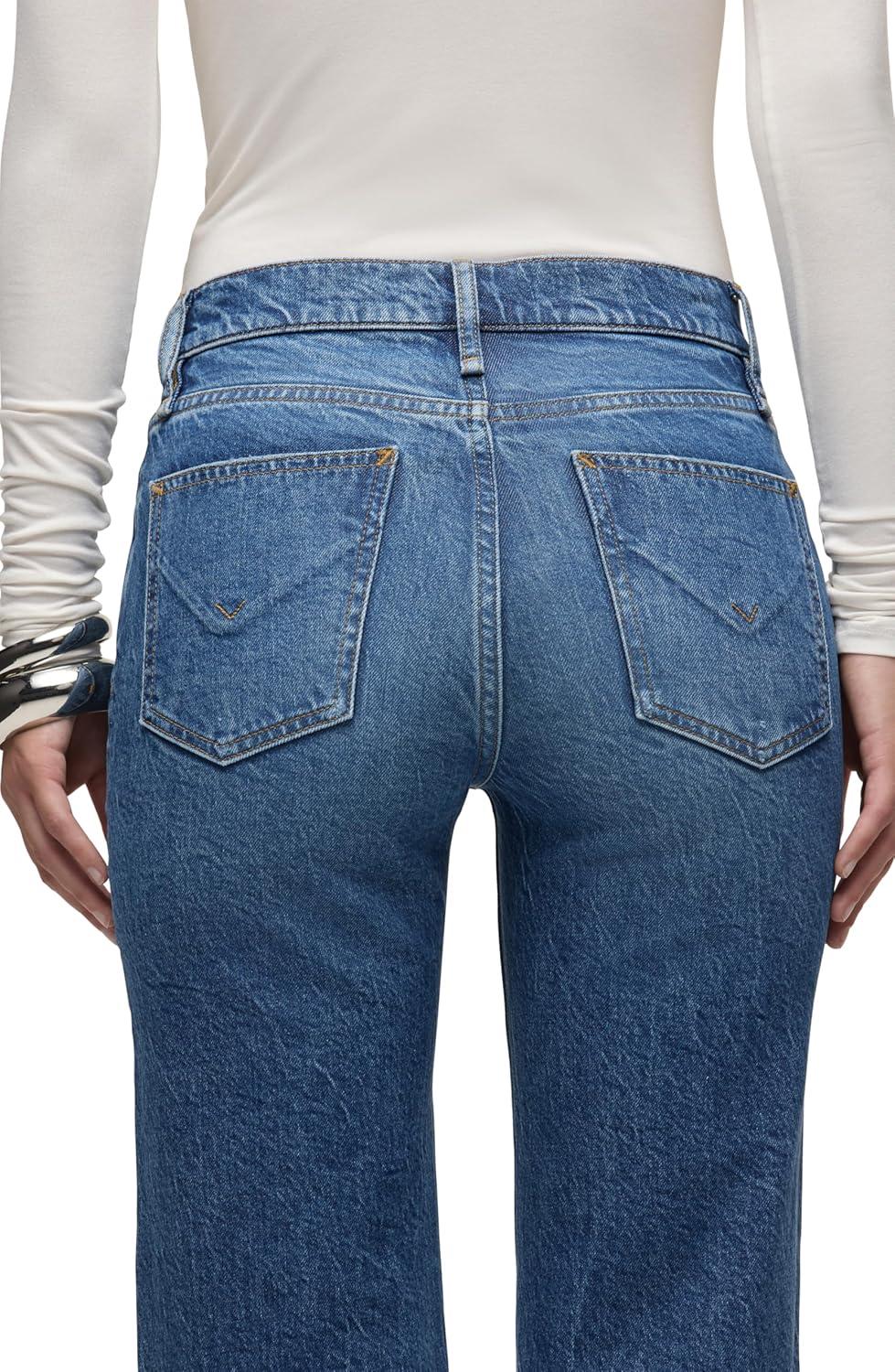 imageHudson Womens Rosie High Rise Wide Leg JeanVoila