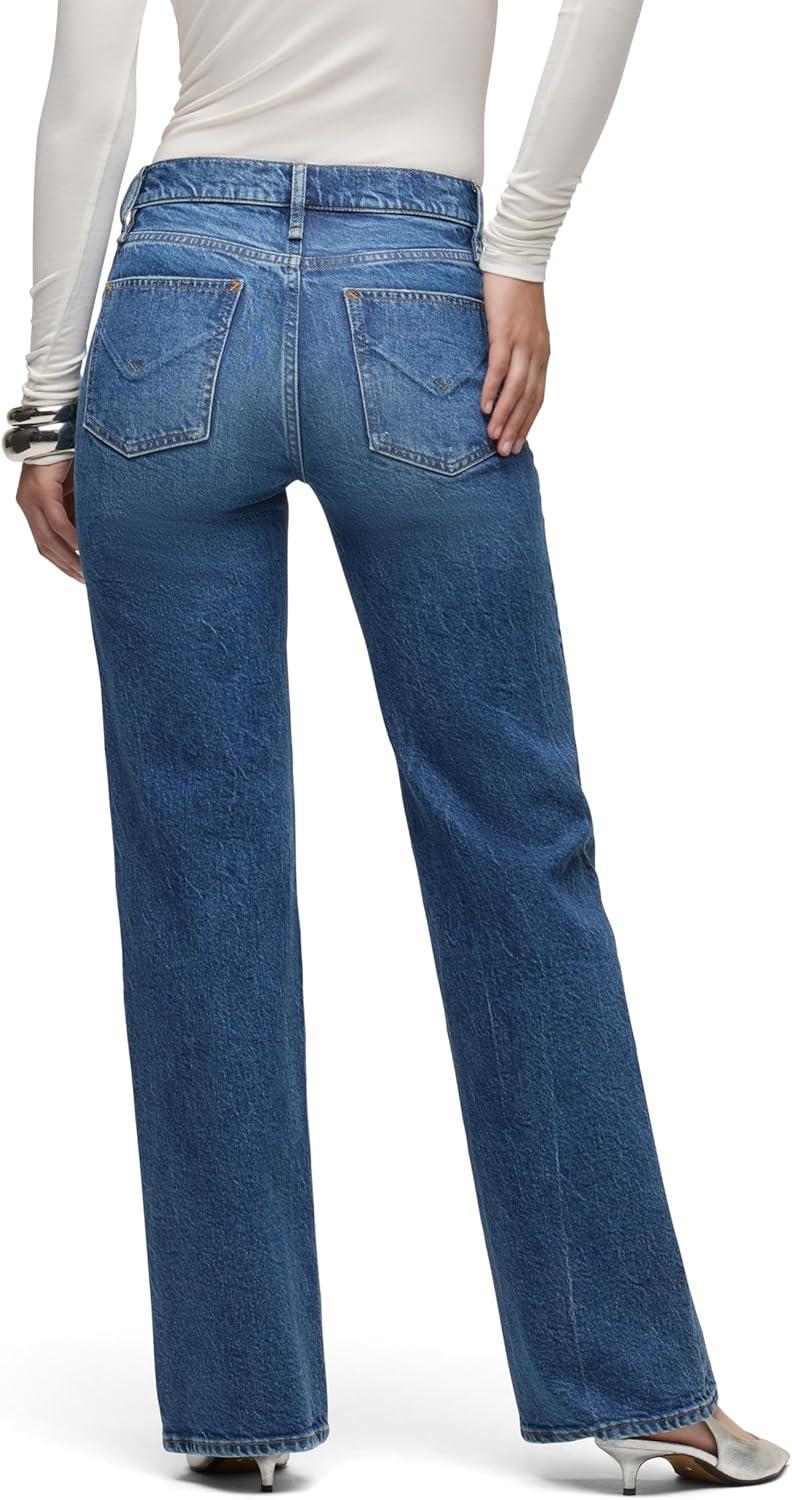 imageHudson Womens Rosie High Rise Wide Leg JeanVoila