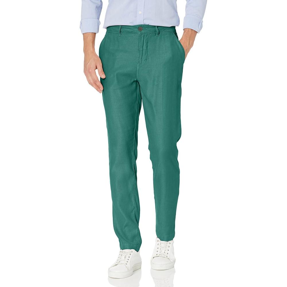 imageHUDSON Mens Classic Slim Straight ChinoGems