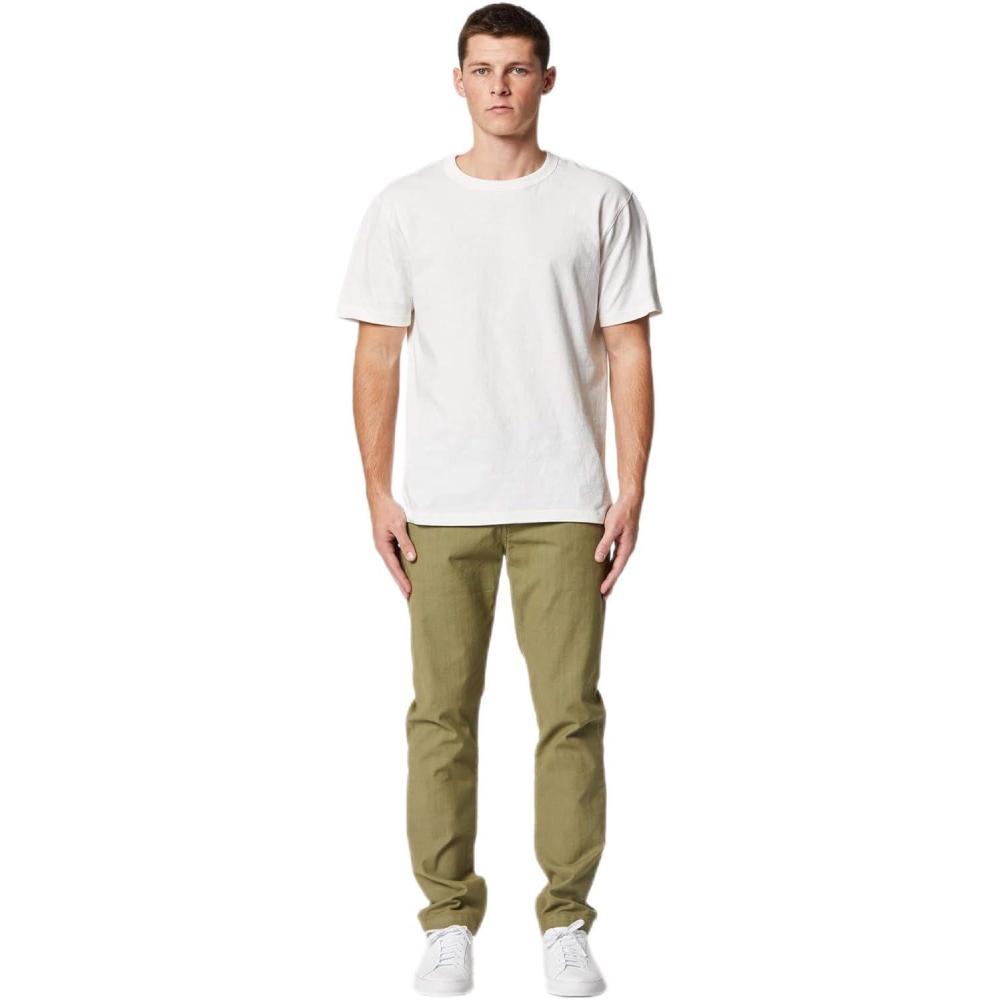 imageHUDSON Mens Classic Slim Straight ChinoOlive