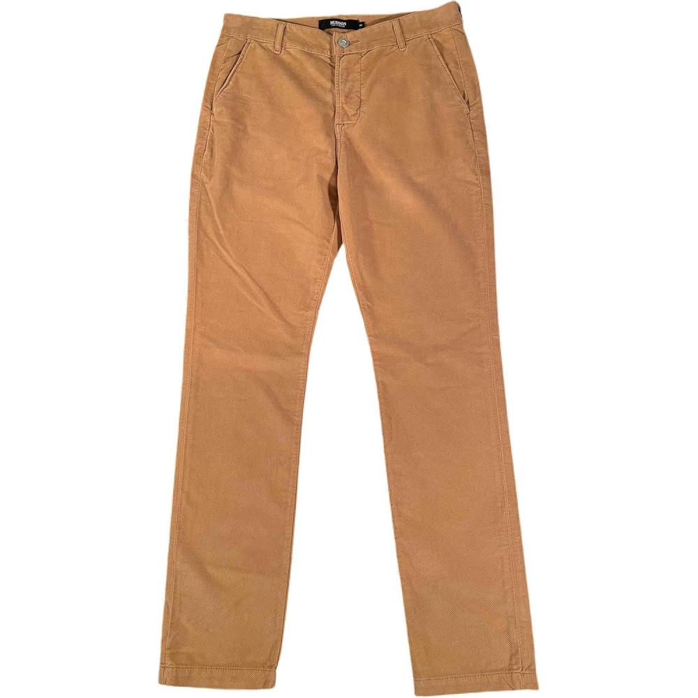 imageHUDSON Mens Classic Slim Straight ChinoSaddle