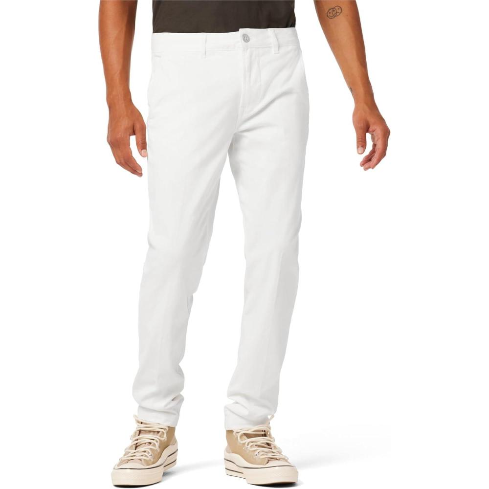 imageHUDSON Mens Classic Slim Straight ChinoWhite