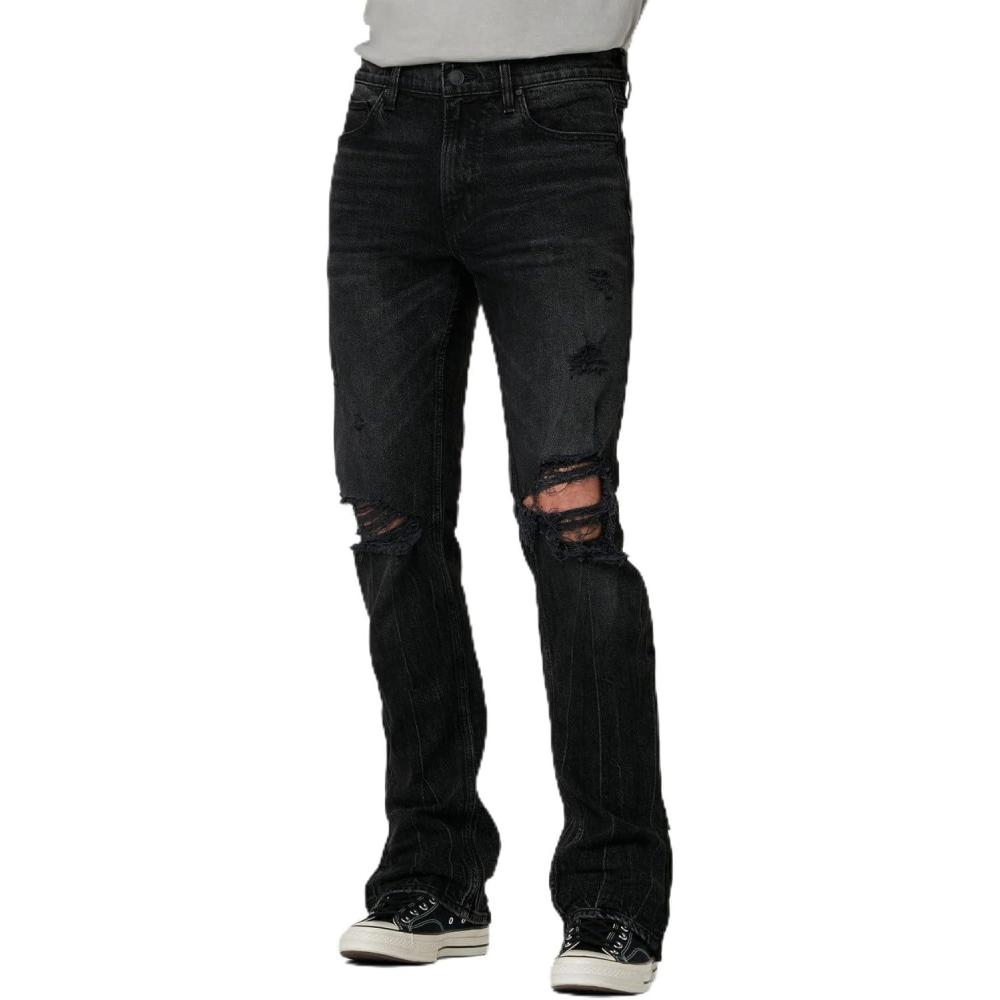 imageHUDSON Mens Walker Kick FlareDestructed Black