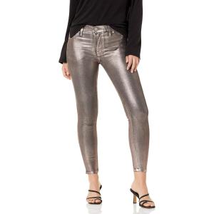 Hudson Jeans Women’s Krista Ankle Skinny Jean with Raw Hem(Champagne Foil)