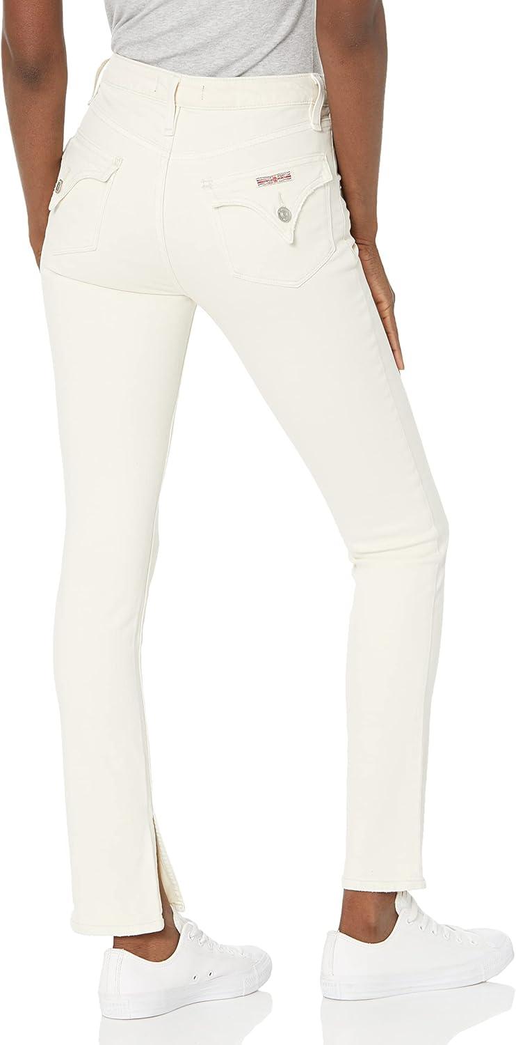 imageHUDSON Womens Collin High Rise Skinny JeanDistressed Egret 2