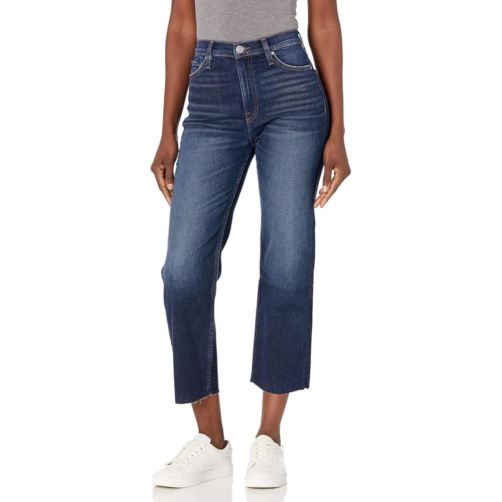 imageHUDSON Jeans Womens Remi High Rise Cropped Straight Leg JeanDream Fantasy