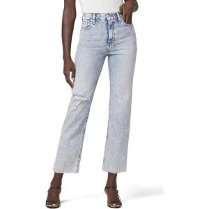 HUDSON Jeans Women’s Remi High Rise, Cropped, Straight Leg Jean(Two Hearts)