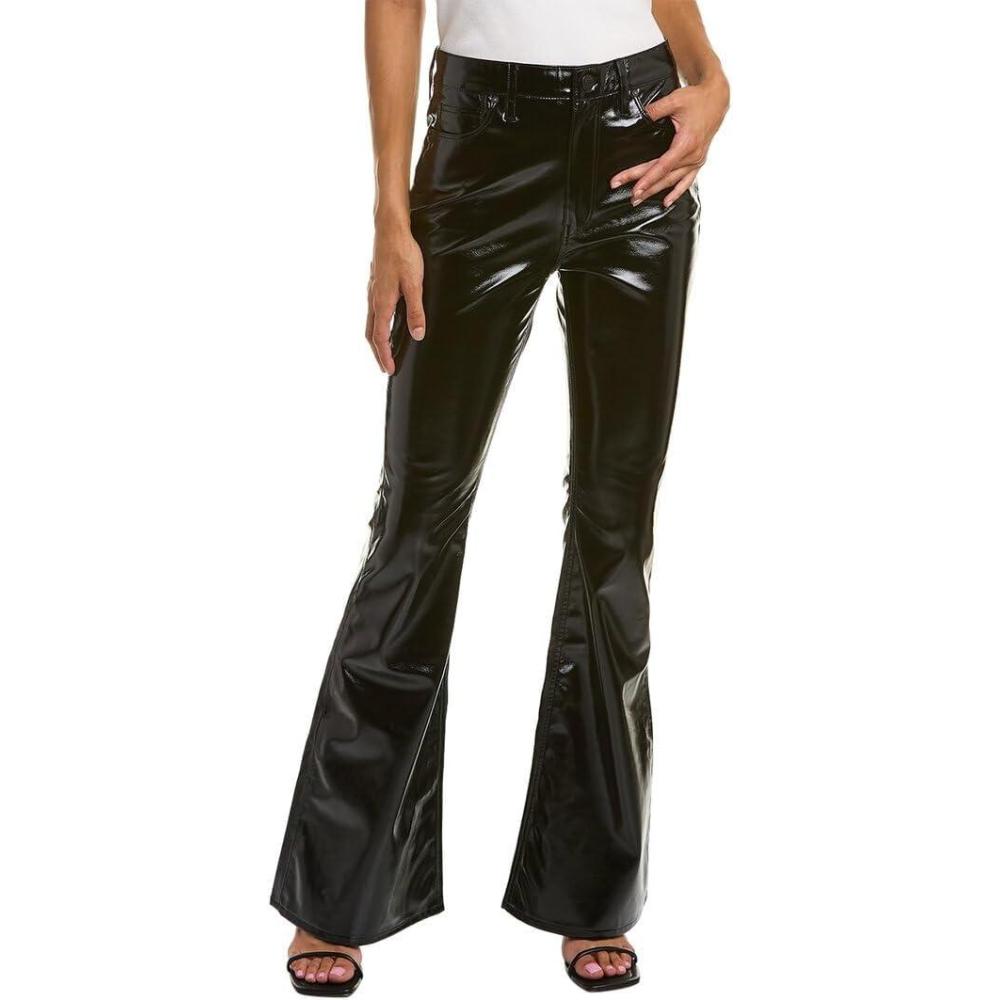 imageHudson Womens Holly High Rise Flare JeanBlack Patent