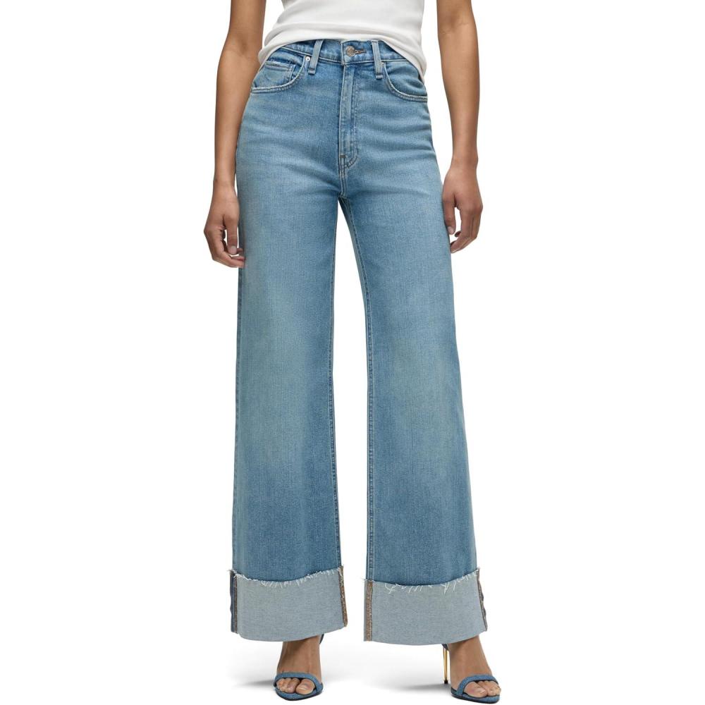 imageHudson Womens James High Rise Wide Leg JeanOasis