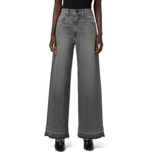 Hudson Womens James High Rise Wide Leg Jean(Black Smoke)