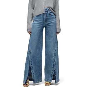Hudson Womens James High Rise Wide Leg Jean(Primetime)