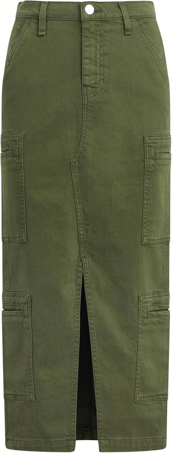 imageHUDSON Womens Reconstucted Midi SkirtCypress