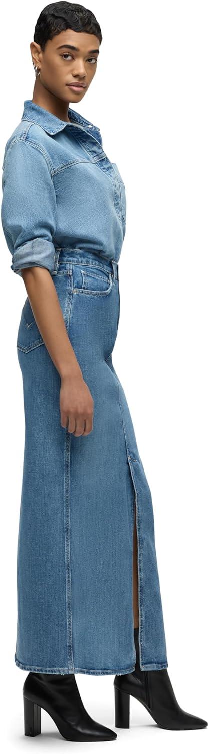 imageHUDSON Womens Reconstucted Midi SkirtSugarcoat