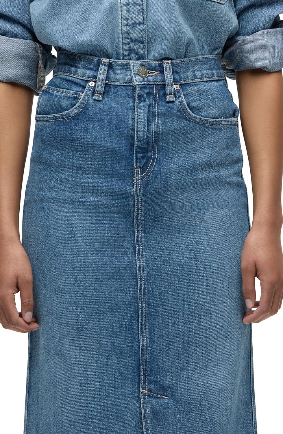 imageHUDSON Womens Reconstucted Midi SkirtSugarcoat