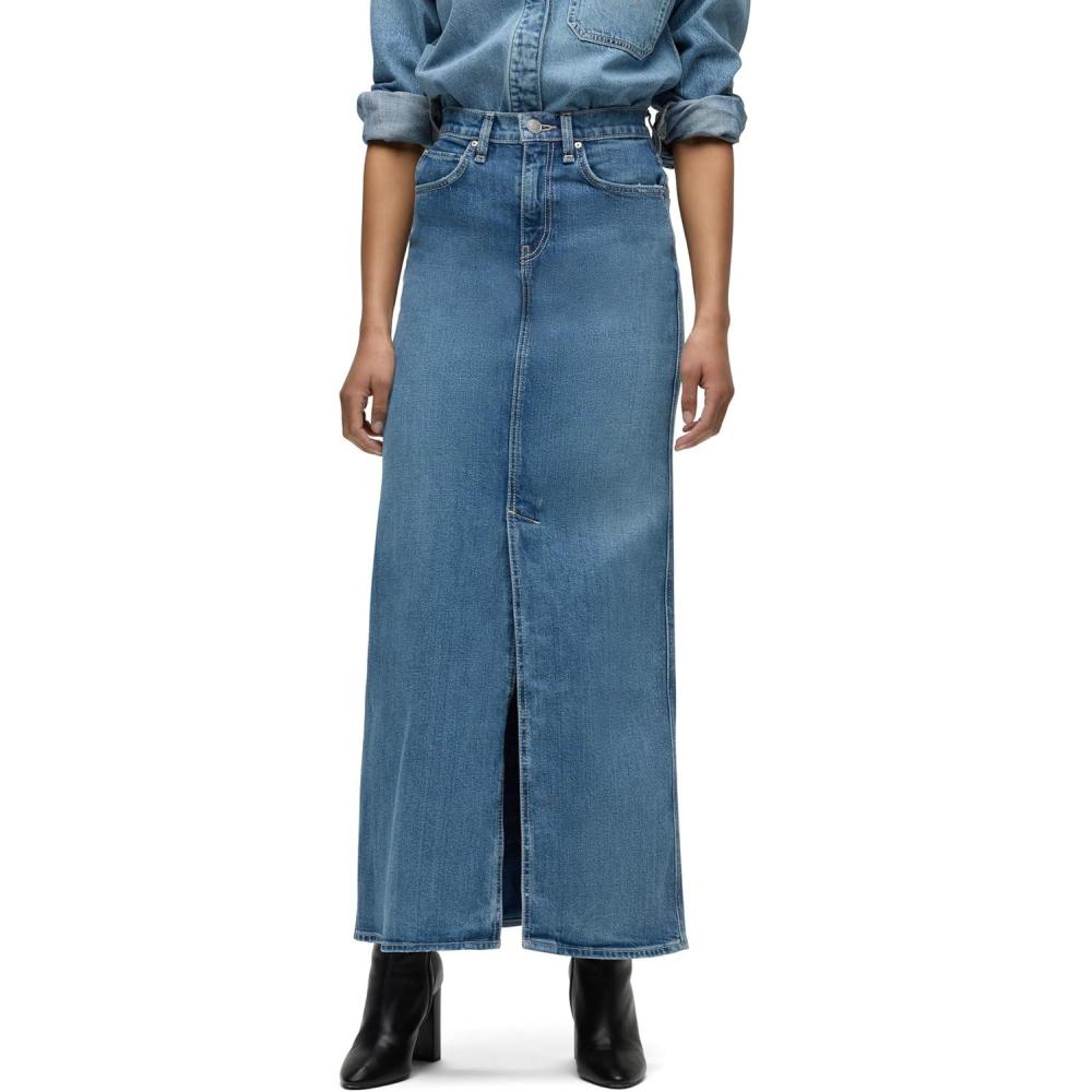 imageHUDSON Womens Reconstucted Midi SkirtSugarcoat