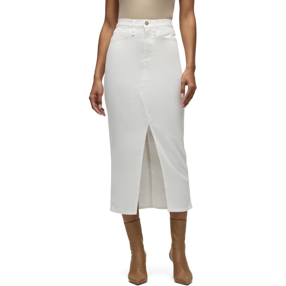 imageHUDSON Womens Reconstucted Midi SkirtWhite