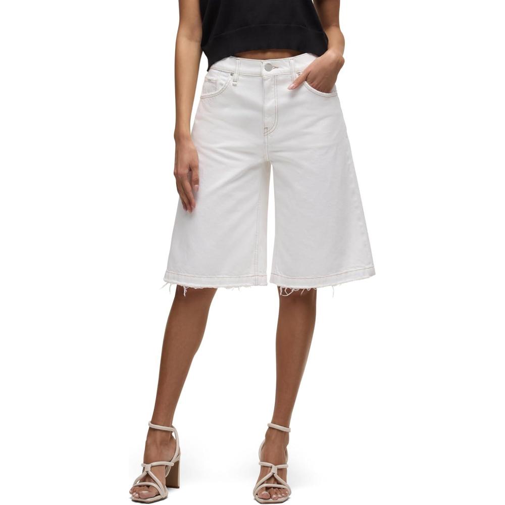 imageHUDSON Womens Skylar Dropped Long ShortWhite