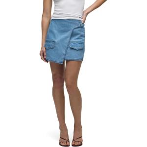 HUDSON Womens Curved Hem Mini Skirt(Mountain)