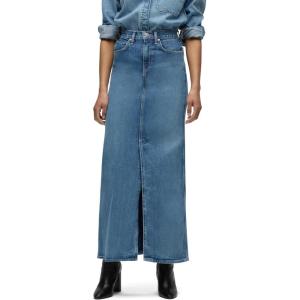 Hudson Womens Reconstucted Midi Skirt(Sugarcoat)