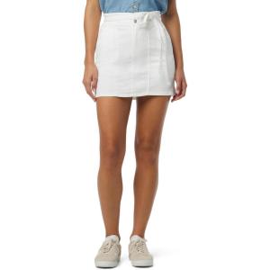 HUDSON Women’s Tie Waist Mini Skirt(White)