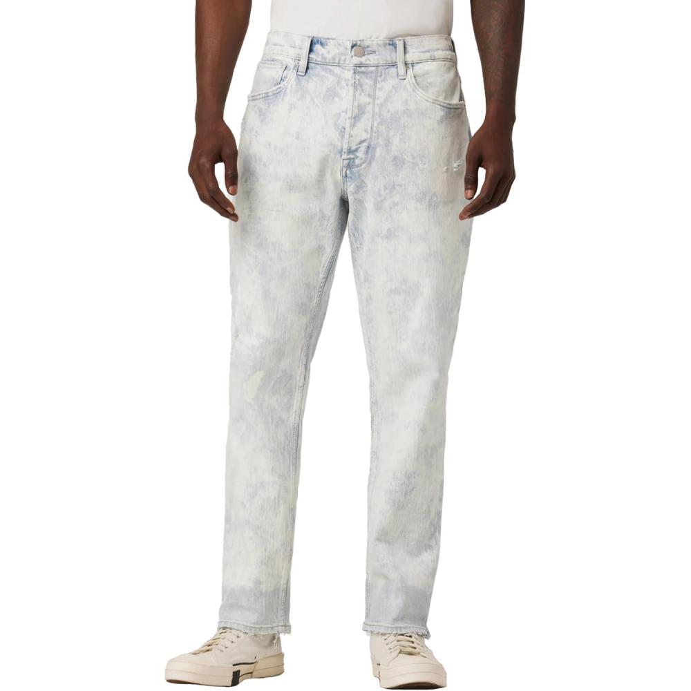imageHUDSON Mens Reese Straight LegWhite Acid