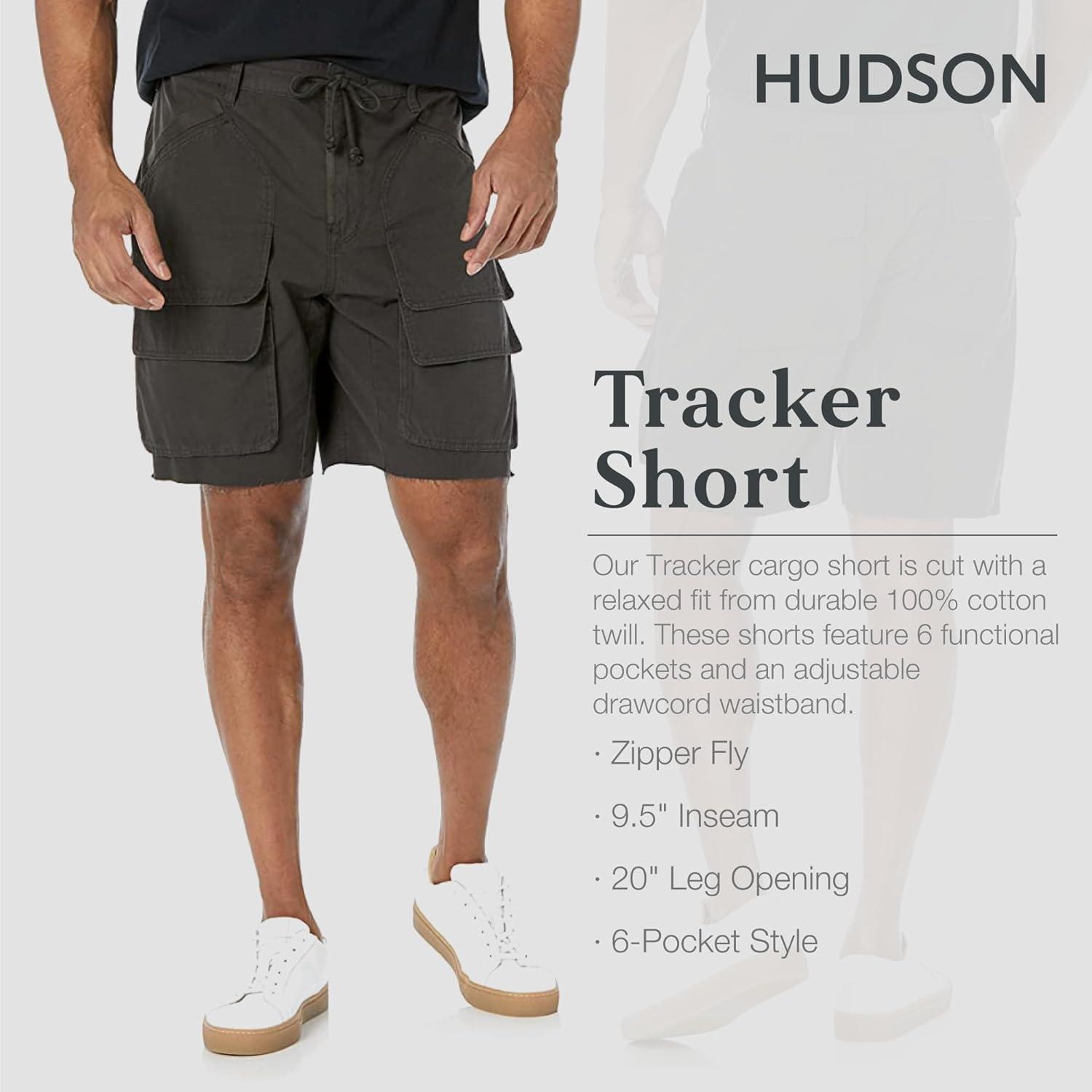 imageHUDSON Mens Tracker ShortBlack
