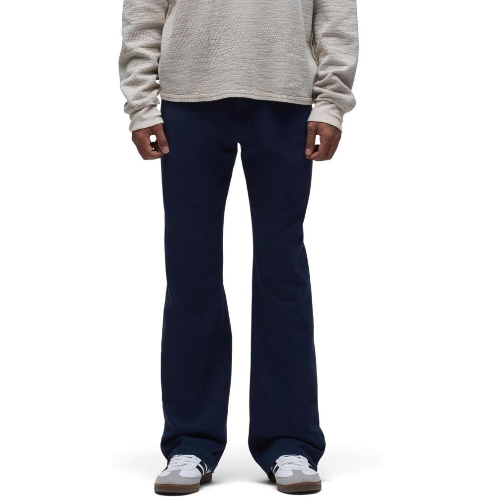 imageHUDSON Mens Walker Flare Leg Trouser PantNavy