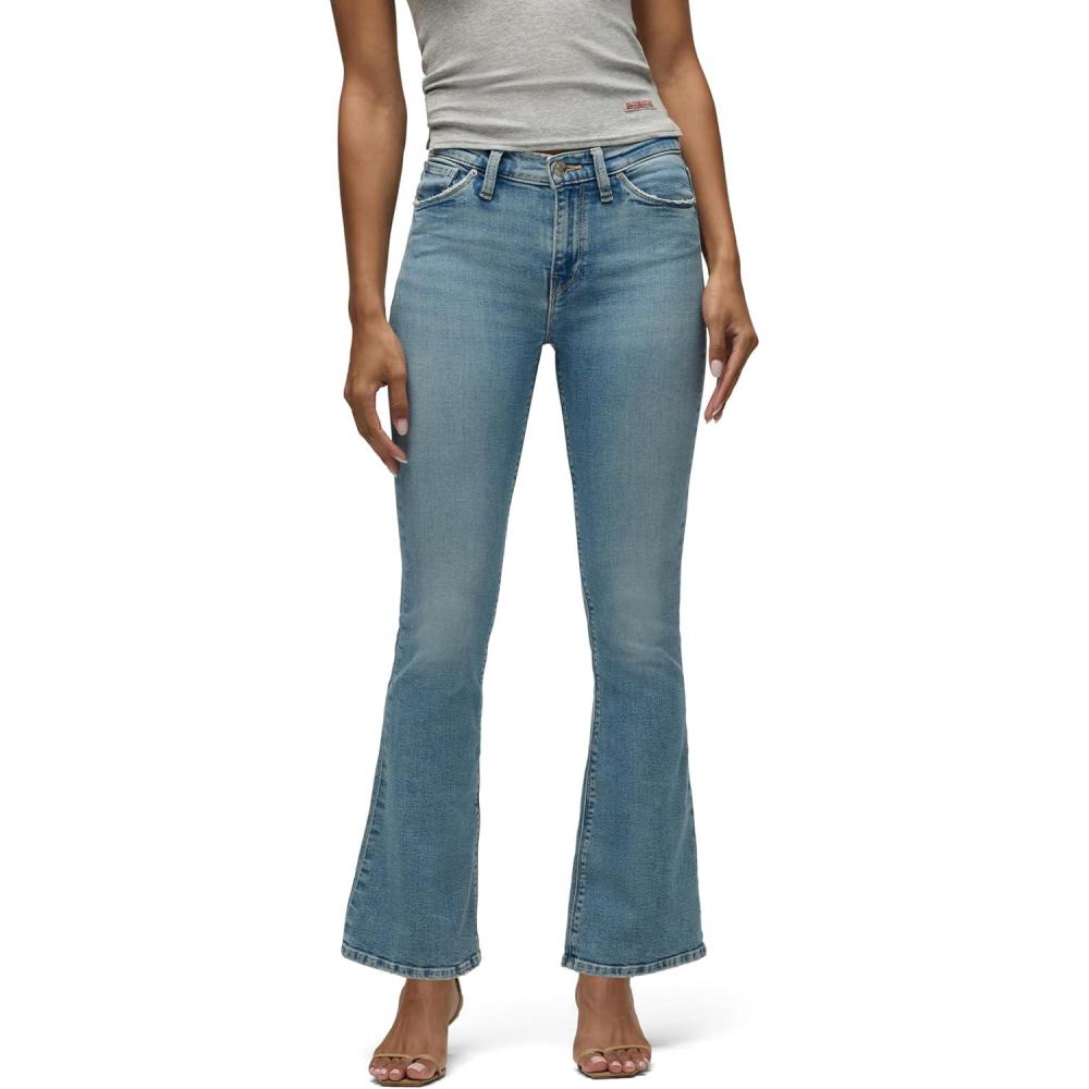 imageHudson Womens Nico MidRise Bootcut Barefoot JeanButterfly